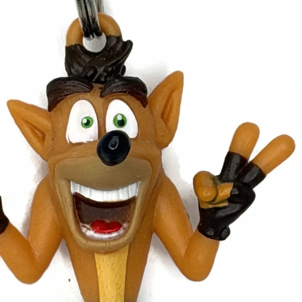 Crash Bandicoot Figural Keychain Backpack Hanger